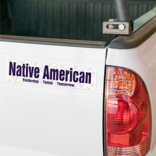 Native american bumpersticker (Op Truck)
