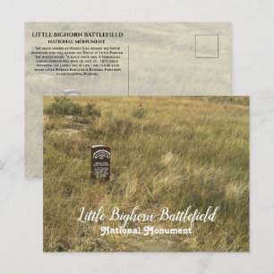 Native American Burial Ground, Little Bighorn Briefkaart