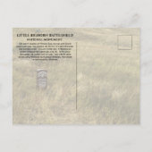 Native American Burial Ground, Little Bighorn Briefkaart (Achterkant)