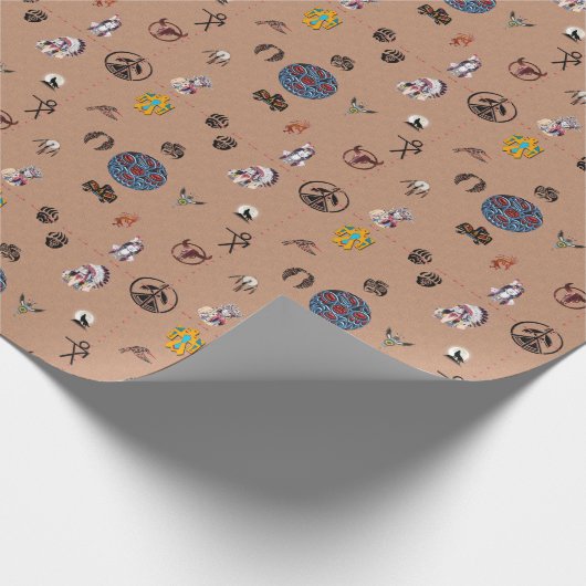 Native American Cadeaupapier (Hoek)