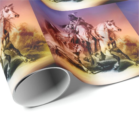 Native American Cadeaupapier (Rol Hoek)