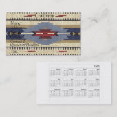 Native American Calendar 2012 Visitekaartje (Voorkant / Achterkant)