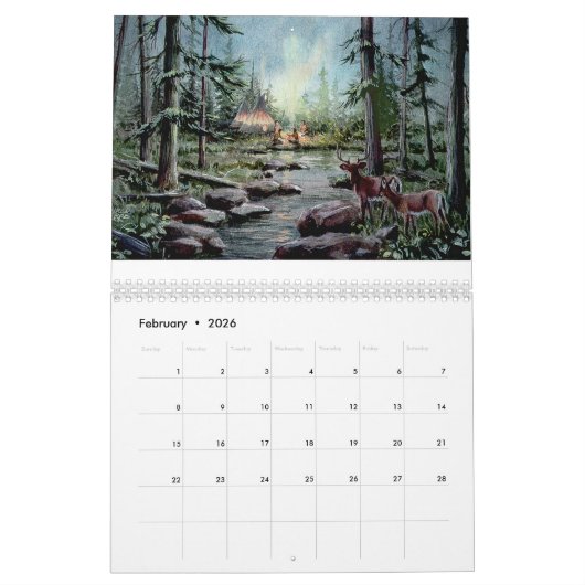 NATIVE AMERICAN CALENDAR 2017 by SHARON SHARPE Kalender (Feb 2026)