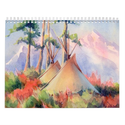 NATIVE AMERICAN CALENDAR by SHARON SHARPE 2016 Kalender (Hoes)