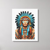 Native American Canvas Afdruk (Voorkant)