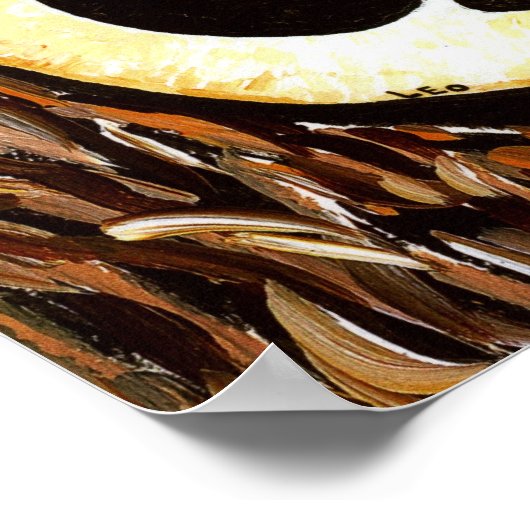 Native American Cedar Mask Poster (Hoek)