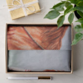 Native American Chestnut Pinto War Horse Tissuepapier (Geschenk)