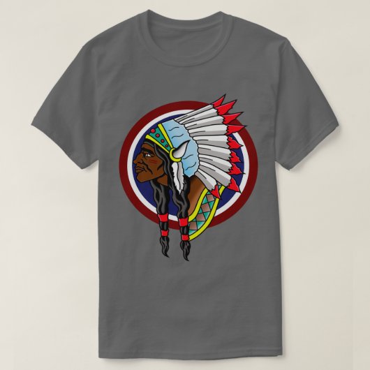Native American Chief  (3) T-shirt (Design voorkant)