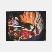 Native American Chief Fleece Blanket Deken (Voorkant (Horizontaal))
