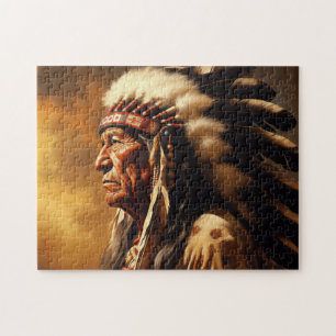 Native American Chief Legpuzzel
