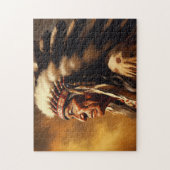 Native American Chief Legpuzzel (Verticaal)