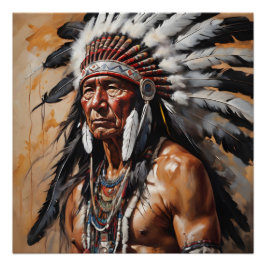 Native American Chief nr. 4 Perfect Poster