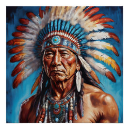 Native American Chief nr. 8 Perfect Poster