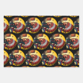 Native American Chief op wilde landschap zonsonder Inpakpapier Vel (Voorkant 2)