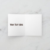 Native American Chief op wilde landschap zonsonder Notitiekaartje (Binnen)