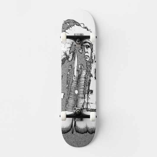 Native American Chief Persoonlijk Skateboard (Voorkant)