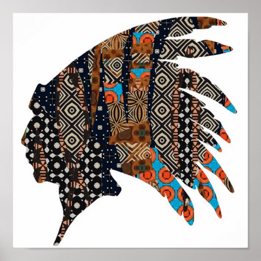 Native American Chief Poster (Voorkant)