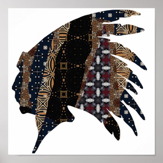 Native American Chief Poster (Voorkant)