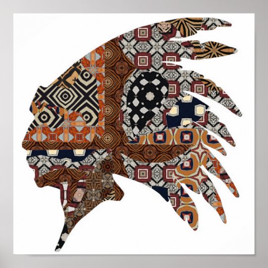Native American Chief Poster (Voorkant)