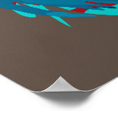 Native American Chief Powerful Portret Poster (Hoek)