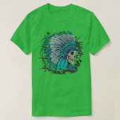 Native American Chief Skull 1 T-shirt (Design voorkant)