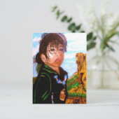 NATIVE AMERICAN CHILD BRIEFKAART (Staand voorkant)