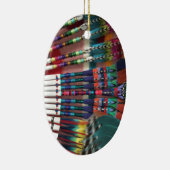 Native American Church Fans, koffiebeker, shirten Keramisch Ornament (Rechts)