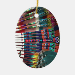 Native American Church Fans, koffiebeker, shirten Keramisch Ornament