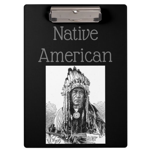 Native American Clipboard Klembord (Voorkant)