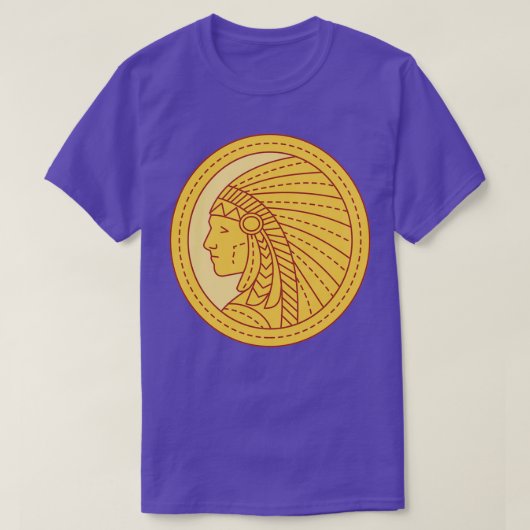Native American Coast Salish T-shirt (Design voorkant)