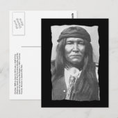 Native American Cochise Apache Briefkaart (Voorkant / Achterkant)