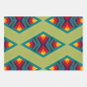Native American Colorful Repking Pattern Inpakpapier Vel (Voorkant)