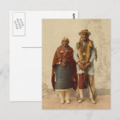 Native American Couple, 1899 Briefkaart (Voorkant / Achterkant)