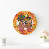 Native American Couple - Bedankt geven Grote Klok (Huis)