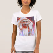 Native American Crazy Horse T-shirt (Voorkant)