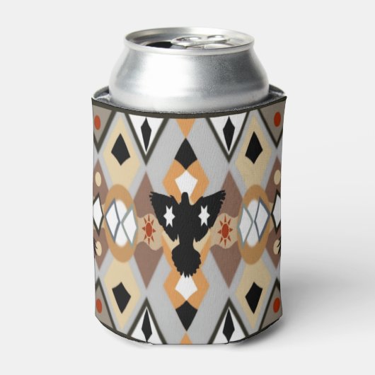 Native American Crow Blikjeskoeler (Blikje Voorkant)