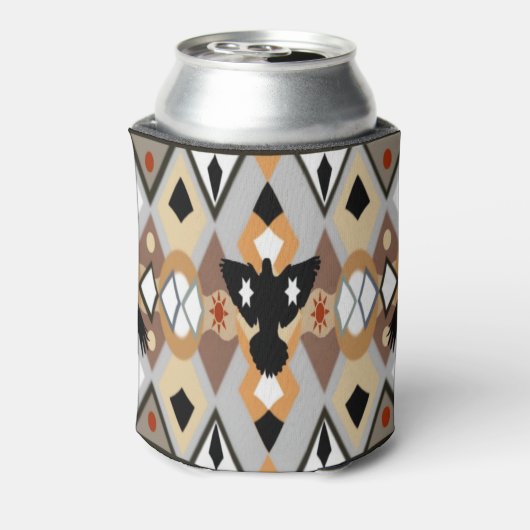 Native American Crow Blikjeskoeler (Blikje Achterkant)