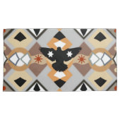 Native American Crow Kussensloop (Voorkant-Rechts)