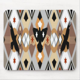 Native American Crow Mousepad Muismat