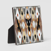 Native American Crow Plaque Fotoplaat (Voorkant)