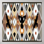 Native American Crow Poster (Voorkant)