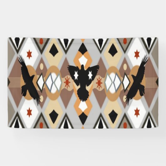 Native American Crow Spandoek (Horizontaal)