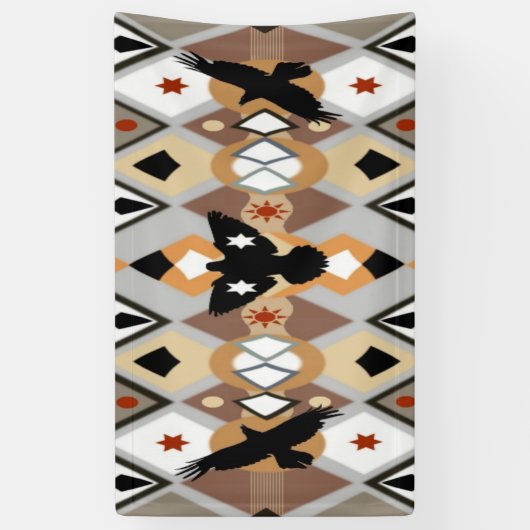 Native American Crow Spandoek (Verticaal)