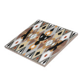 Native American Crow Tile Tegeltje (Zijkant)