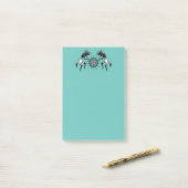 Native American Culture - Sun Dancing Kokopelli 1 Post-it® Notes (Op bureau)