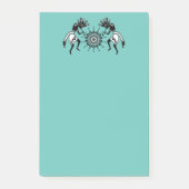 Native American Culture - Sun Dancing Kokopelli 1 Post-it® Notes (Voorkant)