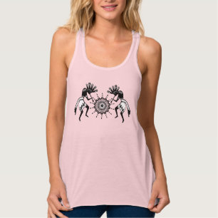 Native American Culture - Sun Dancing Kokopelli 1 Tanktop