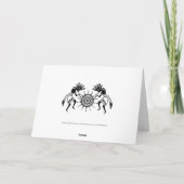 Native American Culture - Sun Dancing Kokopelli 2 Kaart (Achterkant)