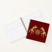 Native American Culture - Sun Dancing Kokopelli 3 Notitieboek (Binnen)
