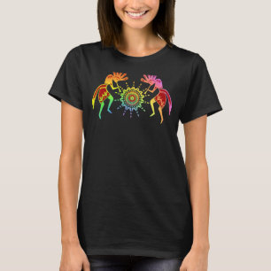Native American Culture Sun Dancing Kokopelli 4 T-shirt